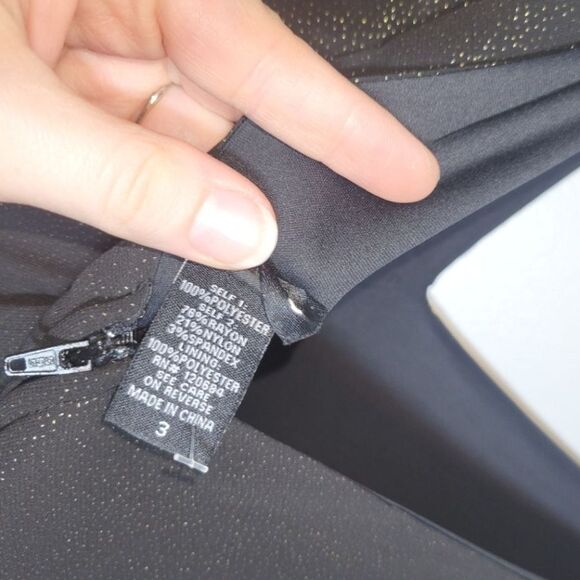 New Torrid Black Shimmer Tank 3 3X - Picture 6 of 12